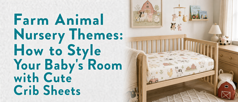 Farm Animal Nursery Themes: How to Style Your Baby's Room with Cute Crib Sheets