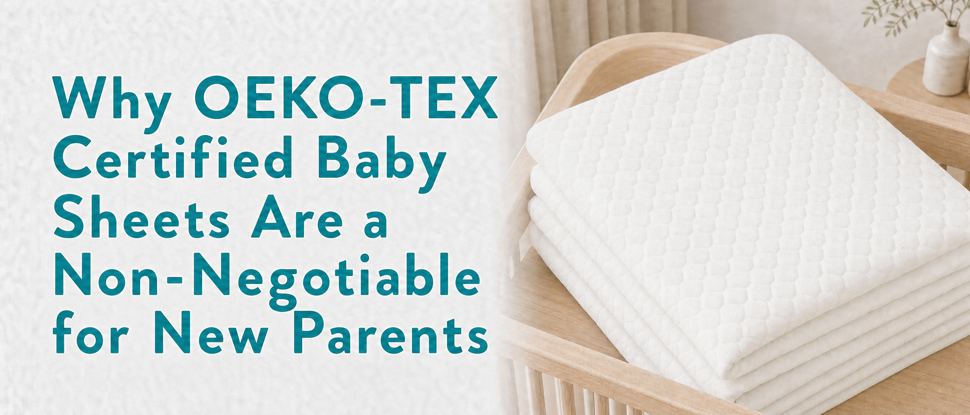 Why OEKO-TEX Certified Baby Sheets Are a Non-Negotiable for New Parents
