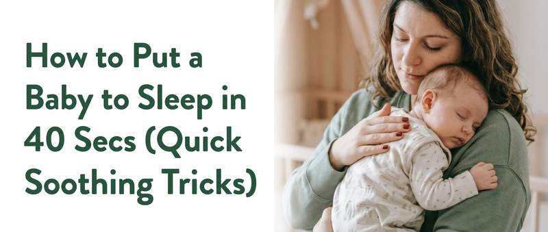 How to Put a Baby to Sleep in 40 Seconds (Quick Soothing Tricks)