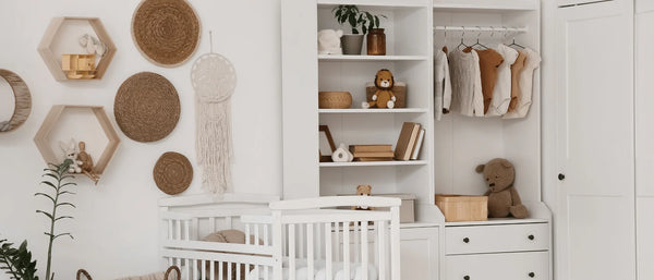 An image of a stylish, decorated nursery