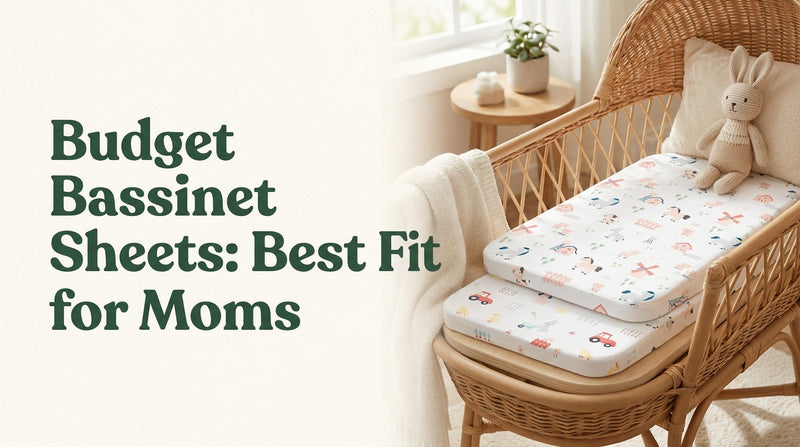 best fitted bassinet sheets for a mom on a budget