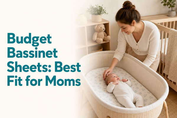best fitted bassinet sheets for a mom on a budget