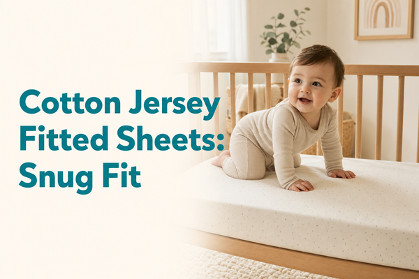 Cotton Jersey Fitted Sheets with strong elastic band