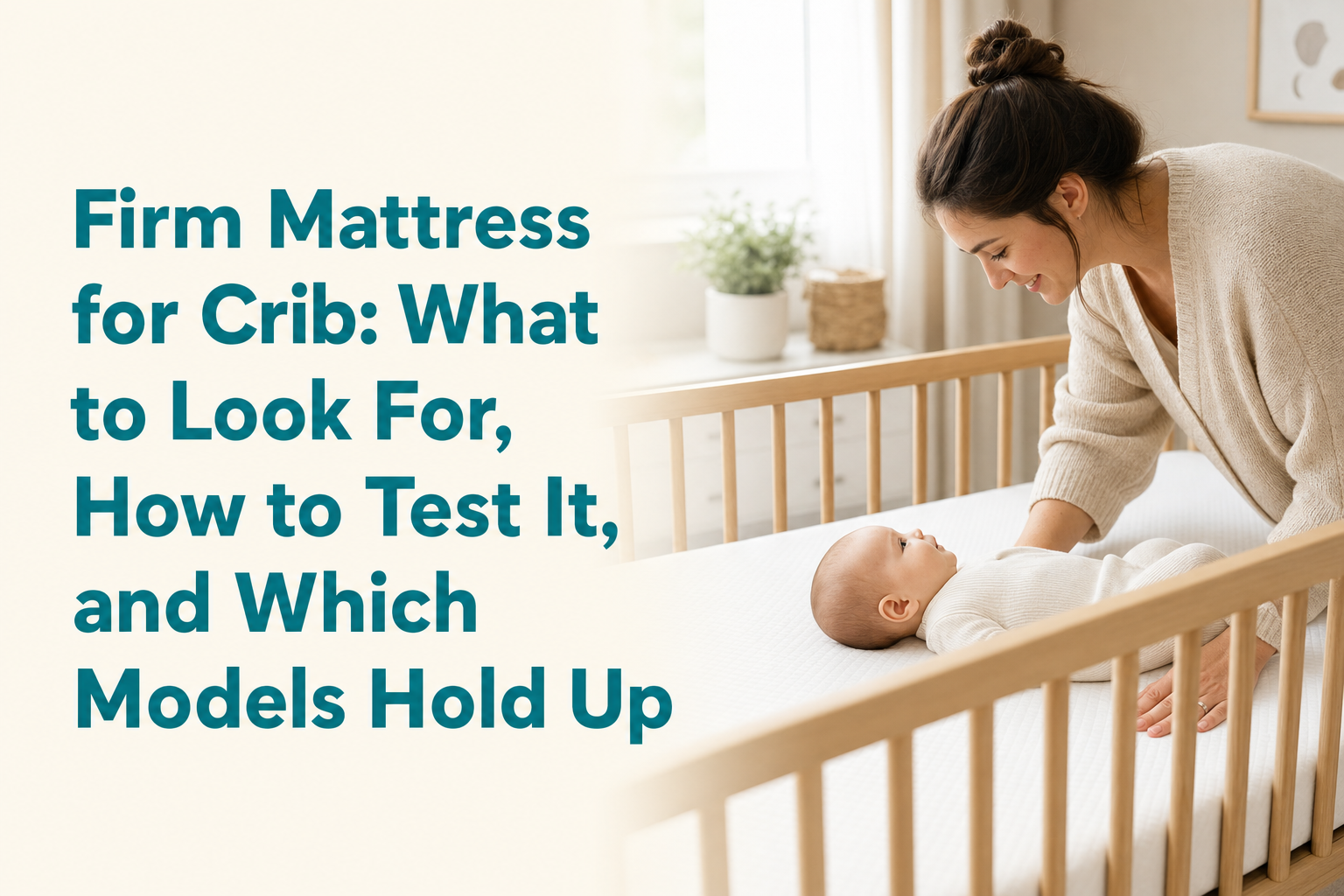 firm mattress crib