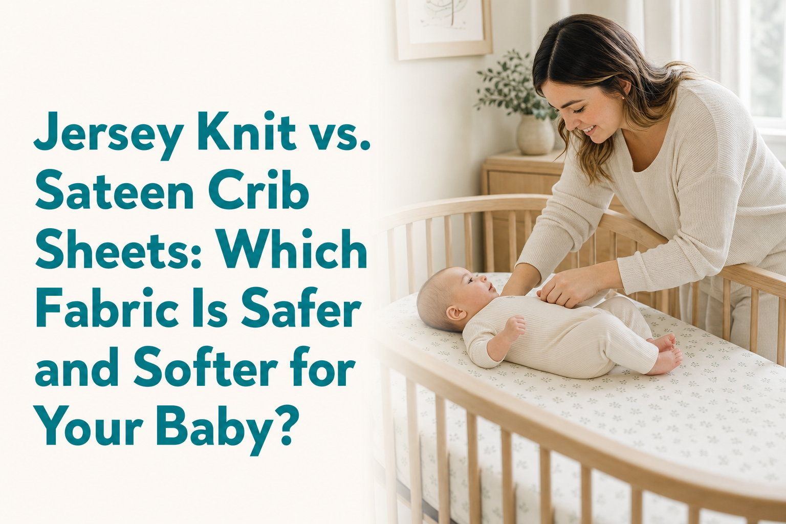 what is the difference between jersey knit and sateen crib sheets