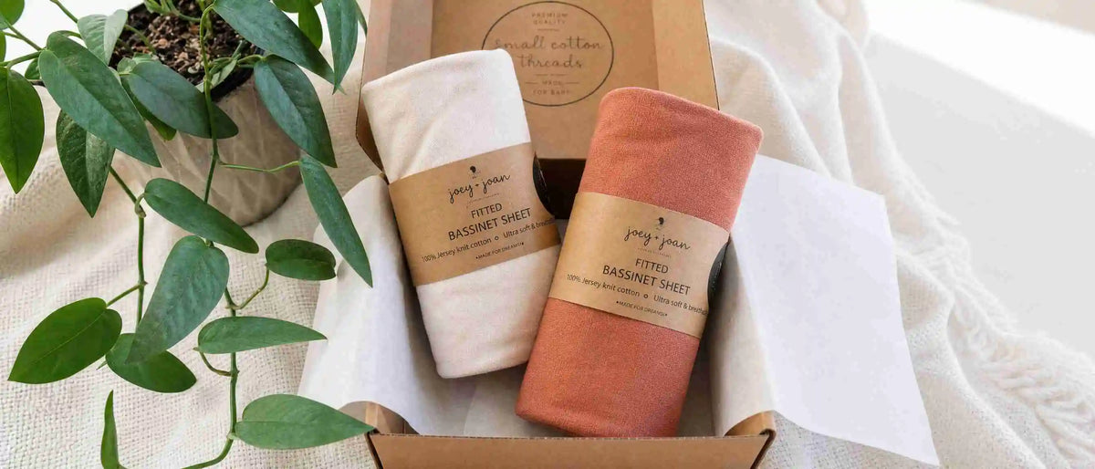 An image of the softest bassinet sheets