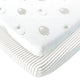 Fitted Travel Crib Sheets for Baby Bjorn Travel Crib Light (24 x 42 Inch) Grey Owls (2 Pack)