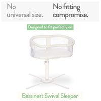 Fitted Sheets for HALO BassiNest Swivel Sleeper Mattress (18 x 30 inch)  – (2 Pack)