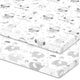 Fitted Sheets for Dream on Me Travel Light Playard (24 x 42 inch) – Grey Elephants & Owls (2 Pack)