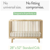 Cotton Jersey Fitted Sheets for Standard Cribs and Toddler Beds (28 x 52 inch)  – (2 Pack)