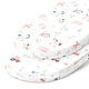 Fitted Sheets for HALO BassiNest Swivel Sleeper Mattress (18 x 30 inch)  – Farm Animals (2 Pack)