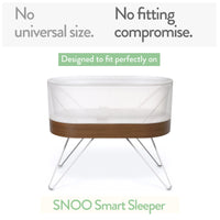 Fitted Sheets for SNOO Happiest Baby Oval Bassinet (15 x 31 inch) – Beige + Rusty Brown (2 Pack)