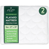 Waterproof Mattress Pad Cover for Graco Pack n Play Playard (27 x 39 inch) - 2 Pack
