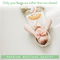 Fitted Sheets for Baby Bjorn Travel Crib Light (24 x 42 Inch) - Heather Grey (2 Pack)