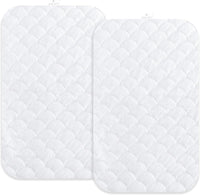 Waterproof Mattress Pad Cover for Baby Delight Beside Me Dreamer Bassinet (21 x 33 inch) – 2 Pack