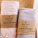 Fitted Sheets for Baby Bjorn Travel Crib Light (24 x 42 Inch) - Pale Pink + Lilac (2 Pack)