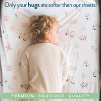Fitted Travel Crib Sheets for Baby Bjorn Travel Crib Light (24 x 42 Inch) Farm Animals (2 Pack)