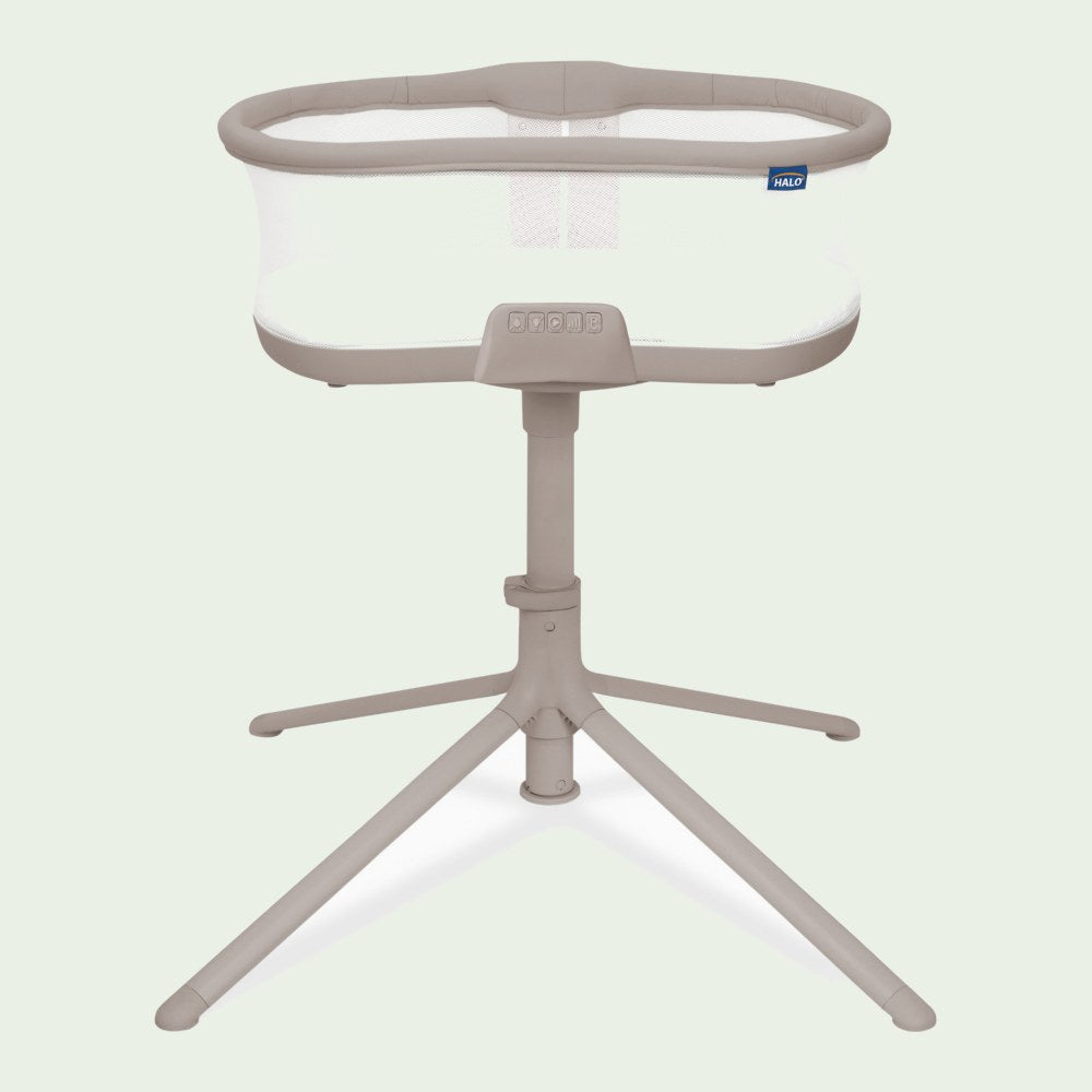 A Halo BassiNest on its stand