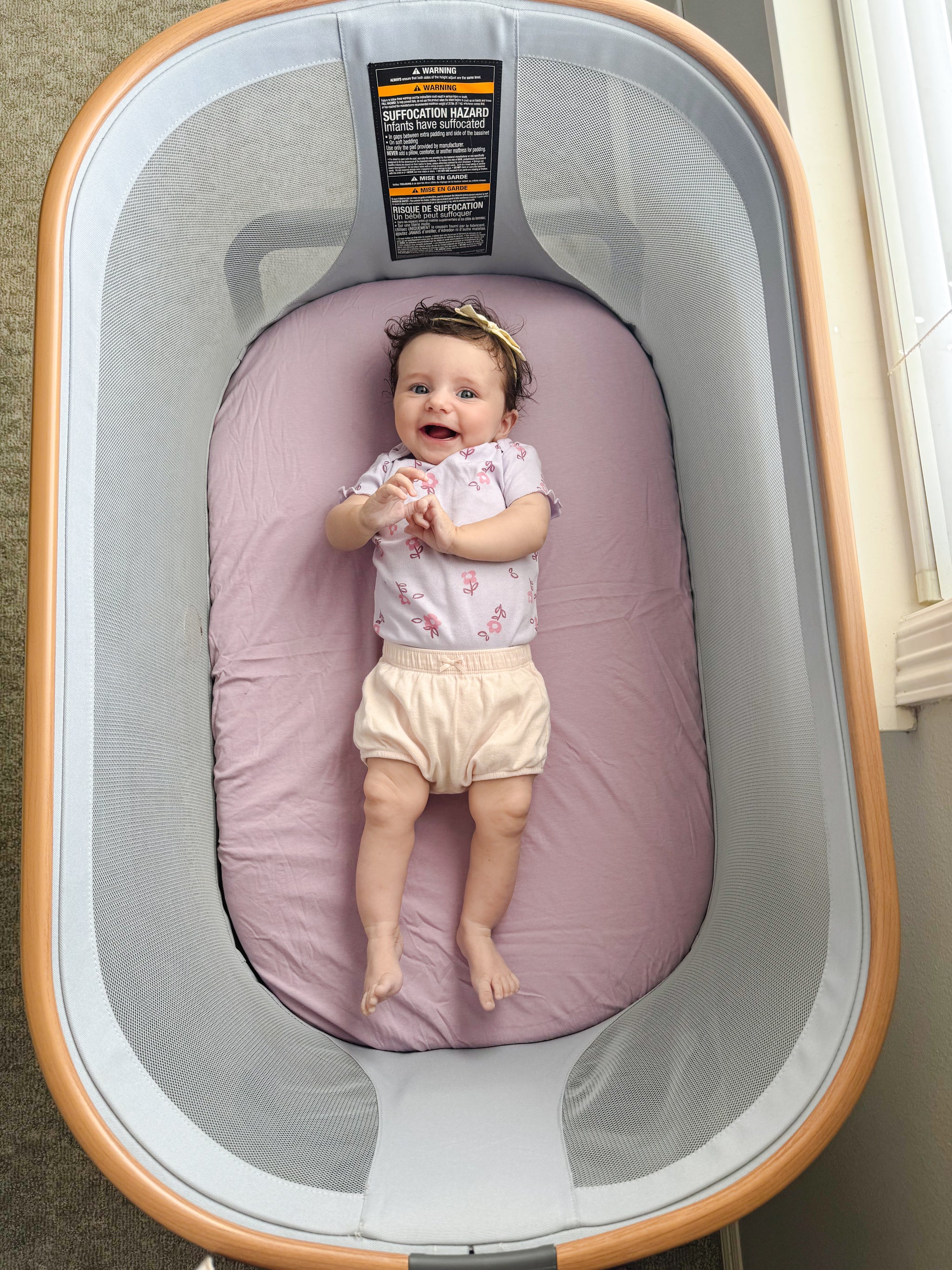 Fitted Sheets for Maxi COSI Iora Bedside Bassinet (33 x 20 Inch)