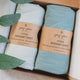 Fitted Sheets for Chicco Lullago Anywhere Bassinet (14 x 30 inch) - Light + Dark Sage Green (2 Pack)