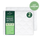 Waterproof Mattress Pad Cover Cowiewie Bassinets (19 x 32 inch) - 2 Pack