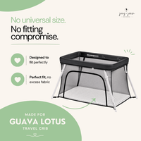 Fitted Travel Crib Sheets 24 x 42 Inch for Guava Lotus, Travel Crib Light Playard – 2 Pack