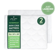 Waterproof Mattress Pad Cover for Mini Cribs (24 x 38 inch) - 2 Pack