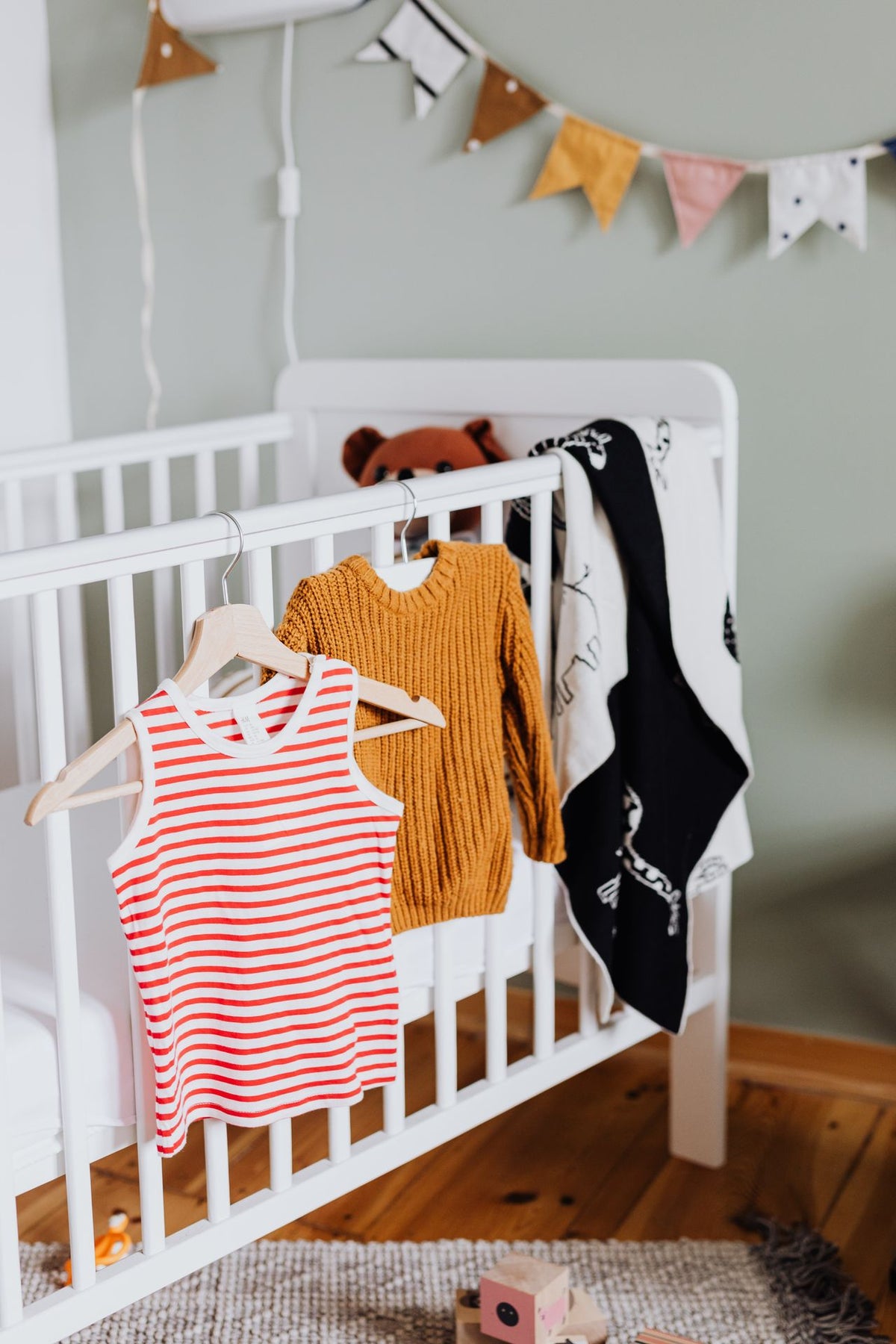 Nursery with a crib