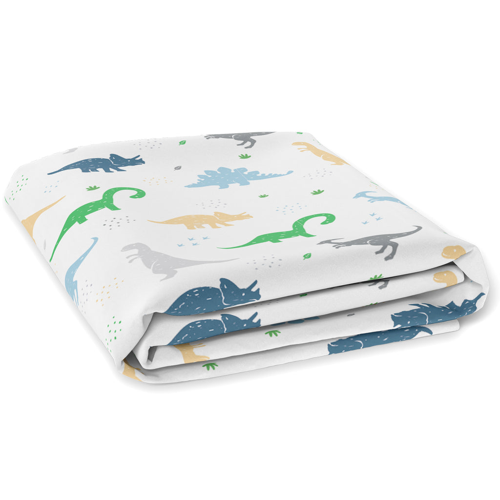 Cotton Jersey Bassinet Fitted Sheets – Dinosaurs