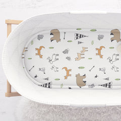 Cotton Jersey Bassinet Fitted Sheets – Woodlands