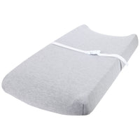 Cotton Jersey Changing Pad Covers (16 x 32 inch) - Heather Grey (2 Pack)