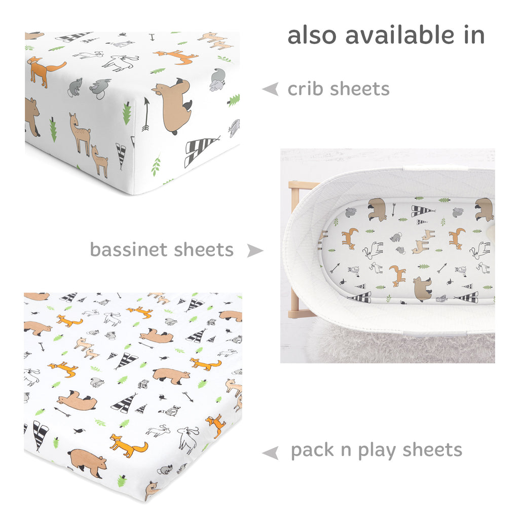 Cotton Jersey Changing Pad Covers – Woodlands
