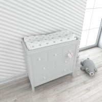 Cotton Jersey Changing Pad Covers (16 x 32 inch) - Stripes and Lamb (2 Pack)