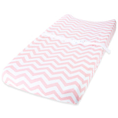 Cotton Jersey Changing Pad Covers, 2 Pack – Bows & Chevron