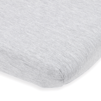 Fitted Sheets for Graco Pack n Play Playards (24 x 38 inch) - Heather Grey (2 Pack)