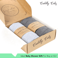 Fitted Sheets for Graco Pack n Play Playards (24 x 38 inch) - Heather Grey (2 Pack)