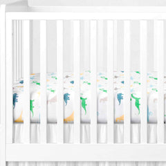 Cotton Jersey Fitted Crib Sheets – Dinosaurs