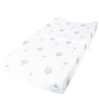 Cotton Jersey Changing Pad Covers (16 x 32 inch) - Stripes and Lamb (2 Pack) (Copy)
