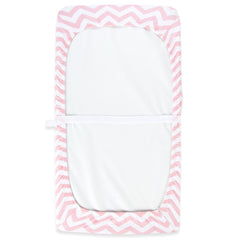 Cotton Jersey Changing Pad Covers, 2 Pack – Bows & Chevron