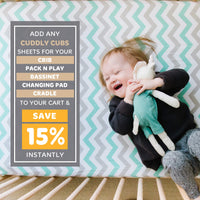 Fitted Sheets for Graco Pack n Play Playards (24 x 38 inch) - Polka Dots and Chevrons (2 Pack)